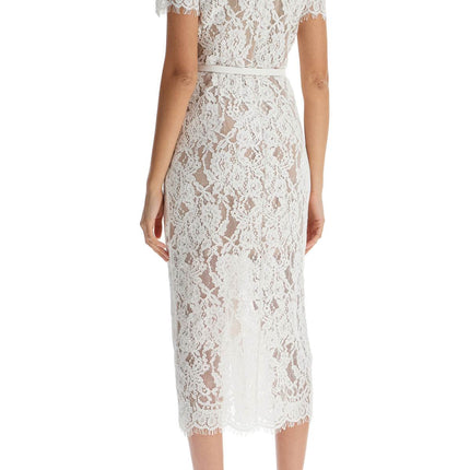 Self Portrait lace dress with belt