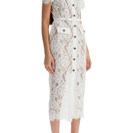 Self Portrait lace dress with belt