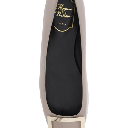 Roger Vivier leather 'trompette' ballerina flats