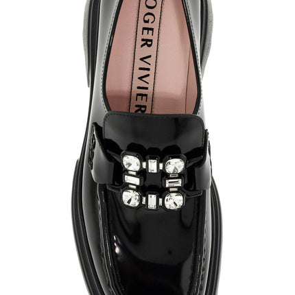 Roger Vivier wallaviv patent leather loafers with rh