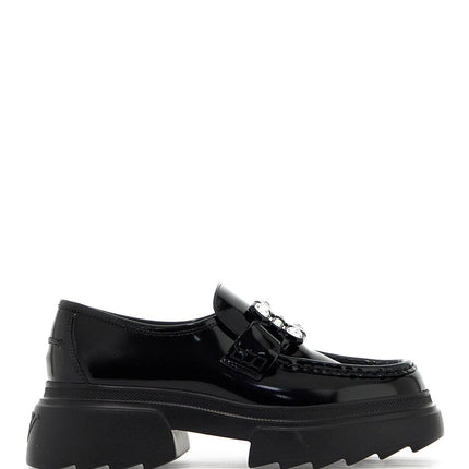 Roger Vivier wallaviv patent leather loafers with rh