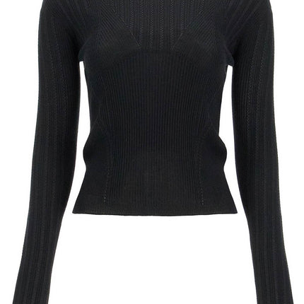 Lanvin ribbed crewneck sweater