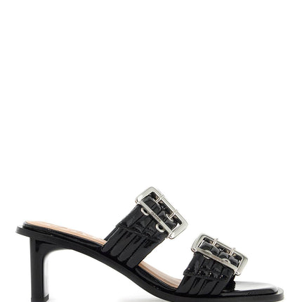 Ganni "women's patent buckle m