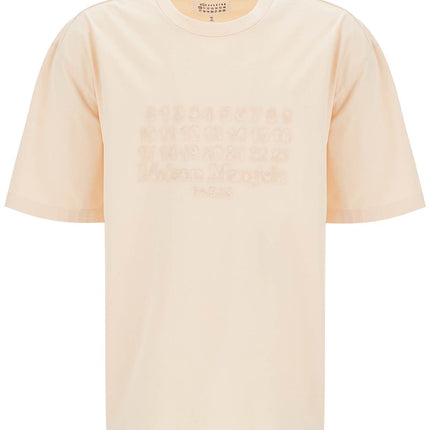 Maison Margiela embroidered numeric logo t-shirt