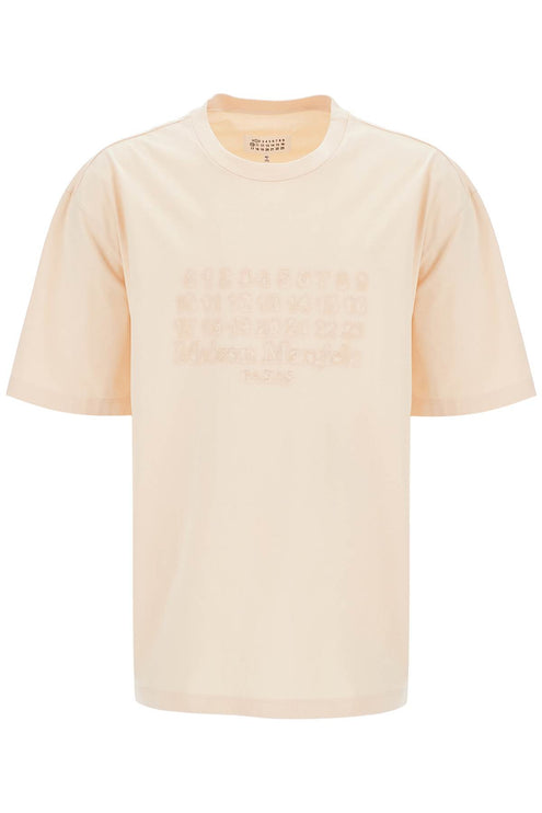 Maison Margiela embroidered numeric logo t-shirt