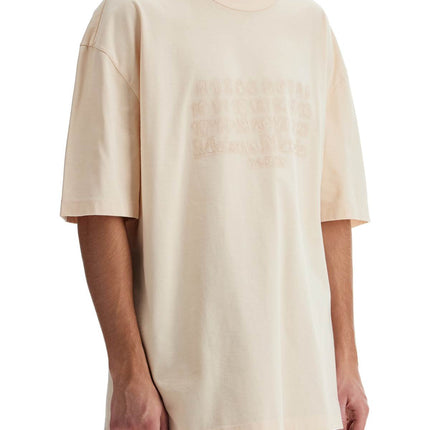 Maison Margiela embroidered numeric logo t-shirt