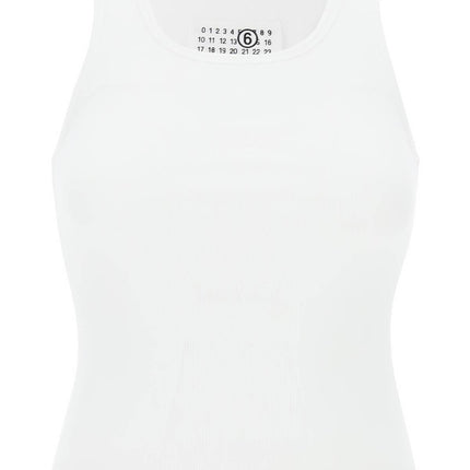 MM6 Maison Margiela tank top with numeric logo