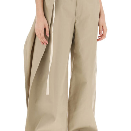 MM6 Maison Margiela cotton gabardine trousers