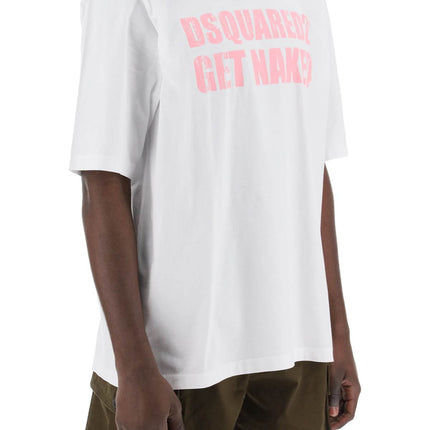 Dsquared2 skater fit printed t-shirt