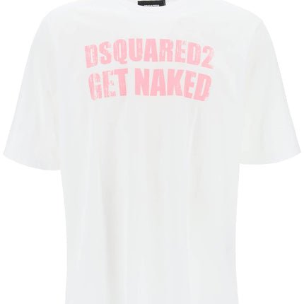 Dsquared2 skater fit printed t-shirt