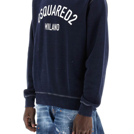 Dsquared2 "used effect cool fit sweatshirt