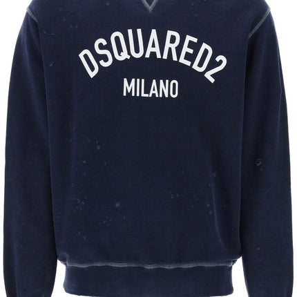 Dsquared2 "used effect cool fit sweatshirt