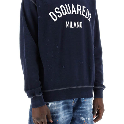 Dsquared2 "used effect cool fit sweatshirt