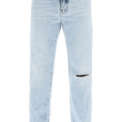 Dsquared2 light wash palm beach jeans with 642