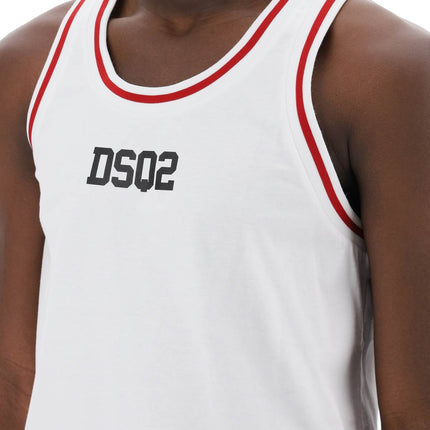 Dsquared2 "cotton dsq2 cool tank