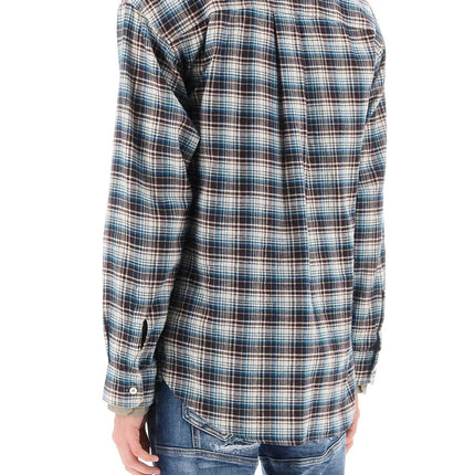 Dsquared2 check shirt with layered sleeves