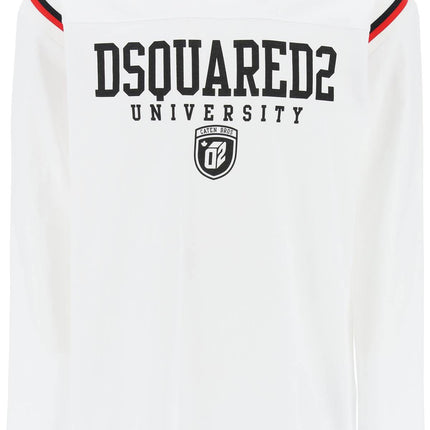 Dsquared2 long-sleeved varsity t-shirt