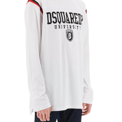 Dsquared2 long-sleeved varsity t-shirt