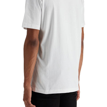 Dsquared2 white cotton t-shirt with printed logo