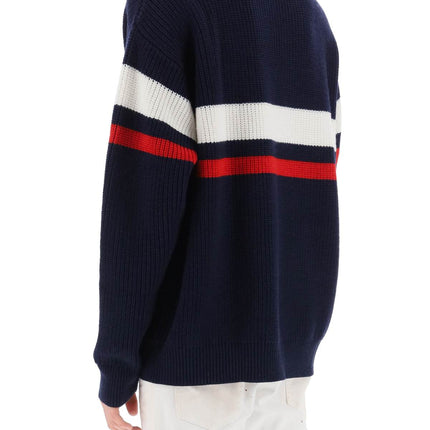 Dsquared2 wool sweater with varsity patch