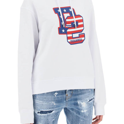 Dsquared2 cool fit hoodie with graphic print