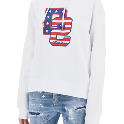 Dsquared2 cool fit hoodie with graphic print