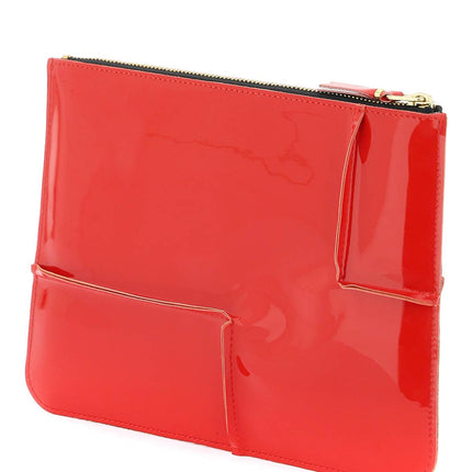 Comme Des Garcons Wallet glossy patent leather