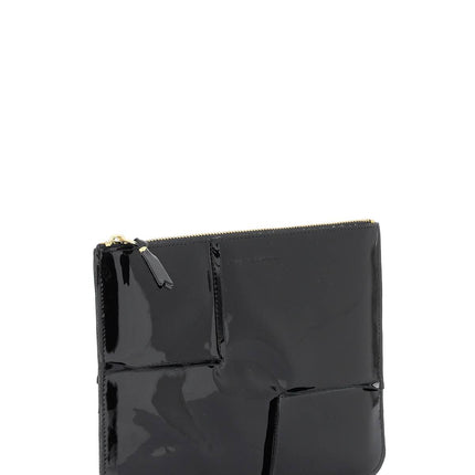 Comme Des Garcons Wallet glossy patent leather