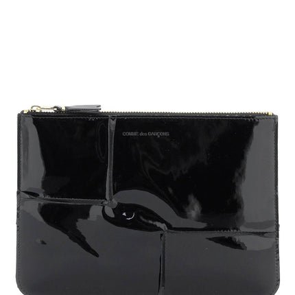 Comme Des Garcons Wallet glossy patent leather