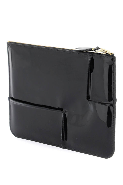 Comme Des Garcons Wallet glossy patent leather