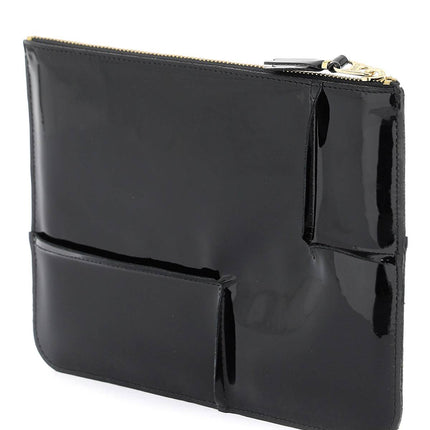 Comme Des Garcons Wallet glossy patent leather