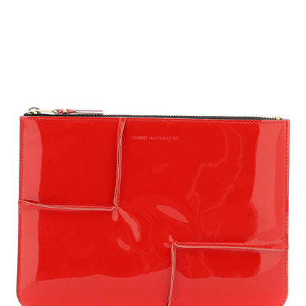 Comme Des Garcons Wallet glossy patent leather