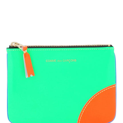 Comme Des Garcons Wallet fluo mini pouch