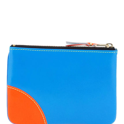 Comme Des Garcons Wallet fluo mini pouch