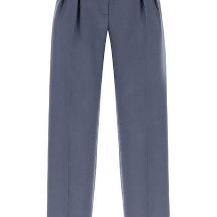 Loulou Studio sbiru double pleat trousers