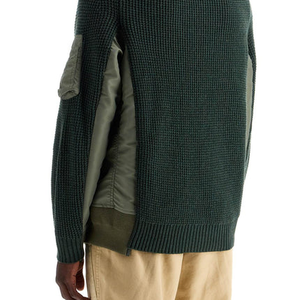 Sacai layered effect pullover