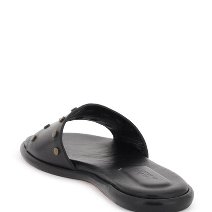 Isabel Marant leather vikee slides