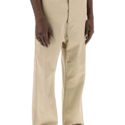 MM6 Maison Margiela loose straight leg pants with a