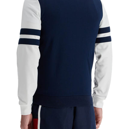 Lacoste full zip sweatshirt with contrasting sleeves