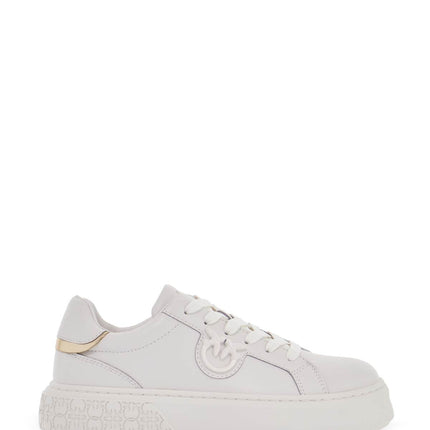 Pinko monogram detail platform sneakers with