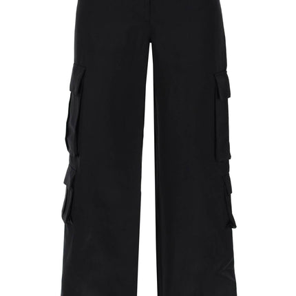 Self-Portrait Self Portrait satin cargo pants for men