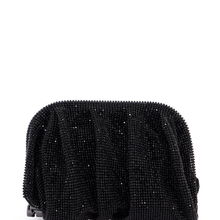 Benedetta Bruzziches compact bag venus la petite in black rhinestones