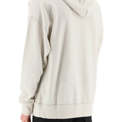 Marant 'miley' hoodie with flocked logo