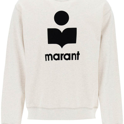 Marant mikoy flocked logo sweatshirt