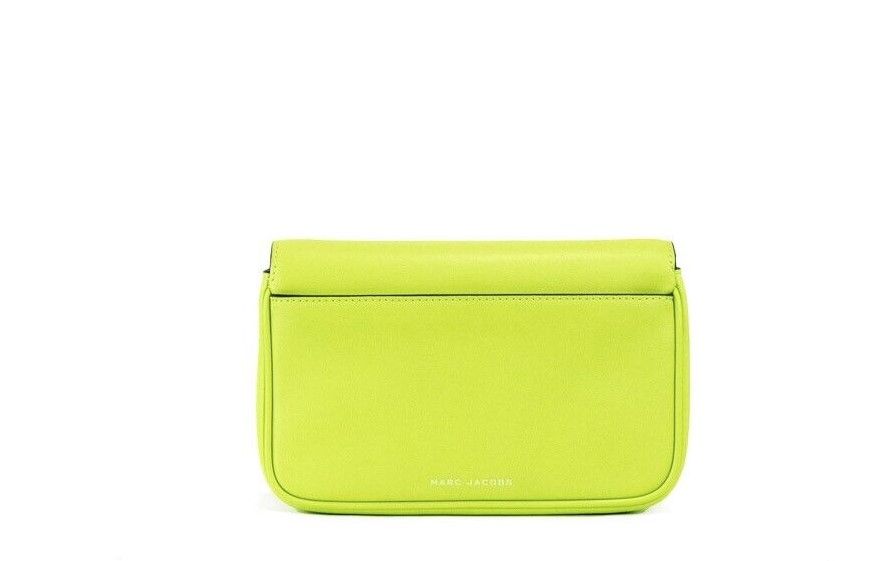 The J Marc Green Glow Smooth Leather Shoulder Crossbody Bolso