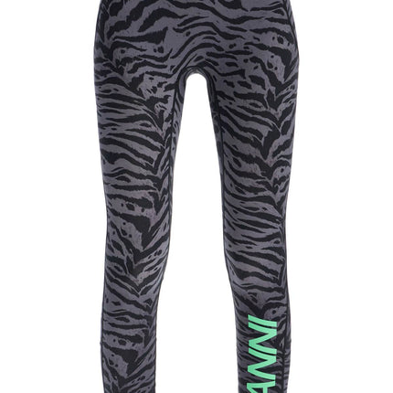 Ganni animal print sports leggings