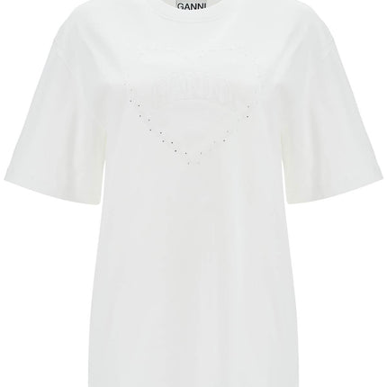 Ganni embroidered oversized t