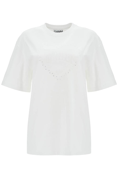 Ganni embroidered oversized t