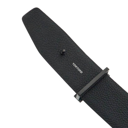 Tom Ford elegant brown and black calfskin belt made in italy