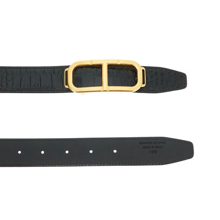 Tom Ford reversible belt with t buckle